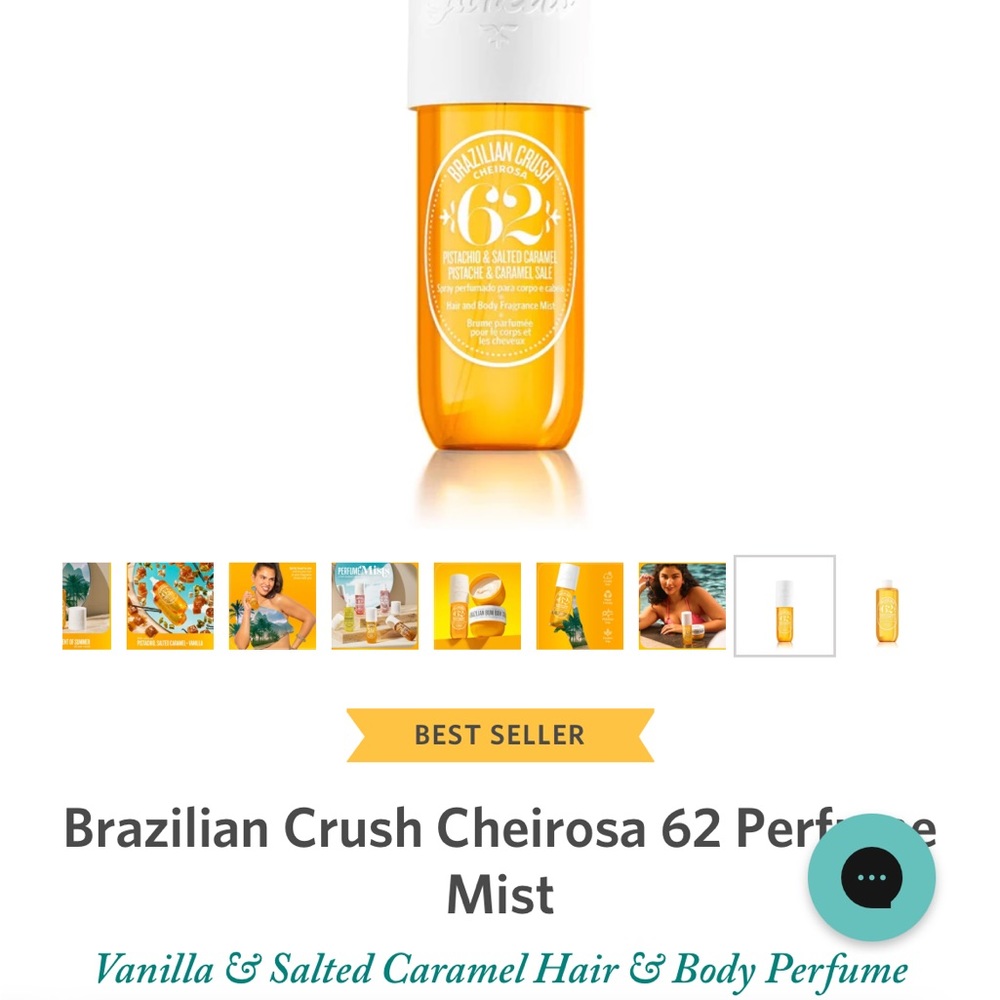 Brazilian Crush Cheirosa 62 Perfume Mist 90ml.